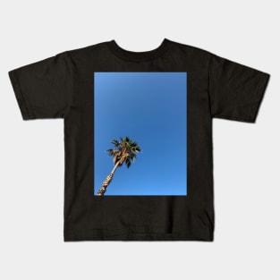 Palm Blue Sky Summer Kids T-Shirt